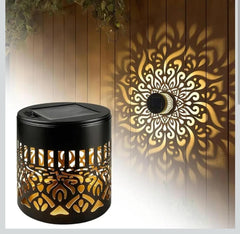 Solar Mandala Fence Light | Decorative Solar Garden Light for Fence, Pathway, Balcony & Outdoor Décor