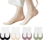 Women's Slingback Toe Topper Ballerina Socks (Pack of 2) 19378