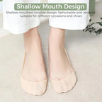 Women's Slingback Toe Topper Ballerina Socks (Pack of 2) 19378