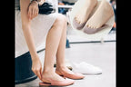 Women's Slingback Toe Topper Ballerina Socks (Pack of 2) 19378