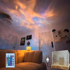 Wave Light Cube, Aurora Glow Lamp Crystal Night Light for Room Decor 19357