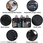 Car Trunk Organizer, Backseat Hanging Organizer With 8 Large Storage Bag 18279