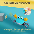Crawling Crab Baby Musical Kids Toy with LED Lights and Rechargeable Battery 18049