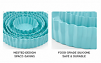 6 Pcs Reusable Air Fryer Silicone Pot Liners 18052