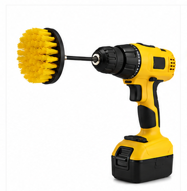 Power Drill Scrubber Brush 4PCS Set- (Pack of1) 35930