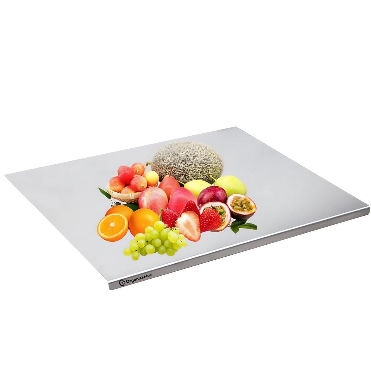 Stainless Steel Chopping Board – 35x31cm Durable, Hygienic Cutting Surface for Kitchen Use gyf29m-i4