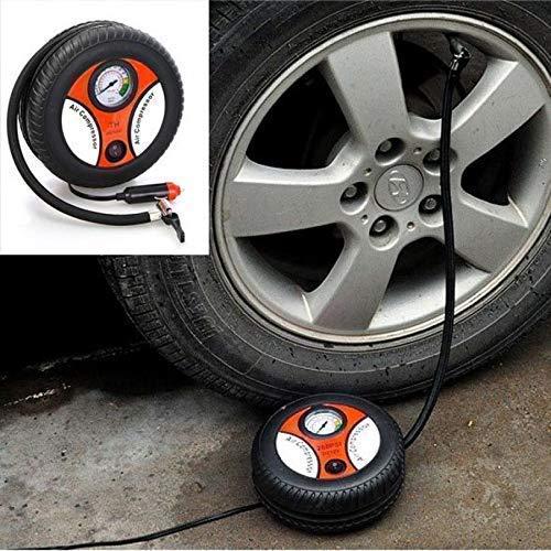 Tyre Shape Car Air Compressor Pump – Efficient Tire Inflation Pump for Cars and Vehicles Kwiniverse