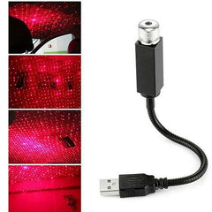 USB Star Light Projector | Portable LED Starry Sky Projector for Car, Bedroom & Party Décor