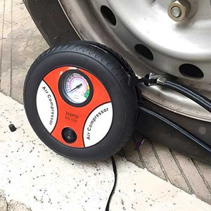 Tyre Shape Car Air Compressor Pump – Efficient Tire Inflation Pump for Cars and Vehicles Kwiniverse