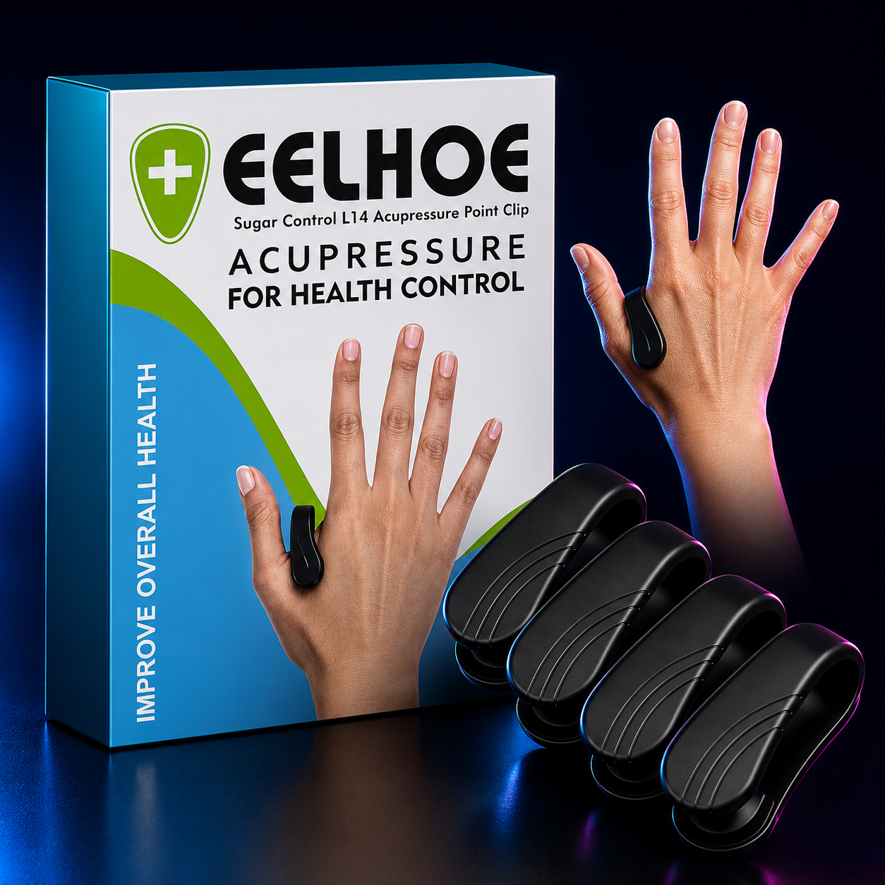 Sugar Control LI4 Acupressure Point Clip Pack of 1 Dropdash