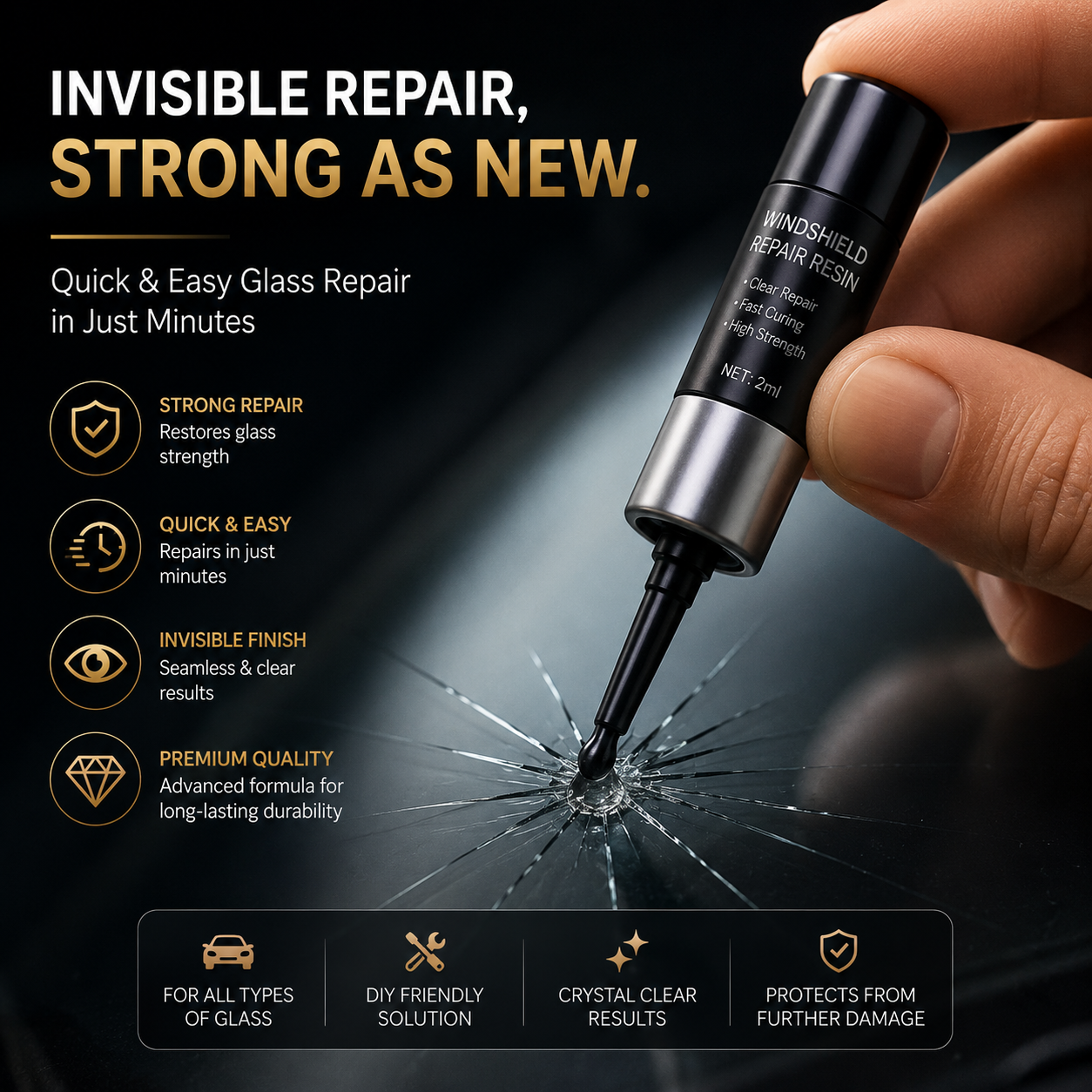 Windshield Repair Kit Dropdash