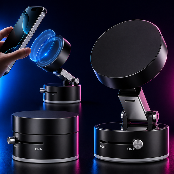 Vacuum Magnetic Suction Phone Holder Dropdash