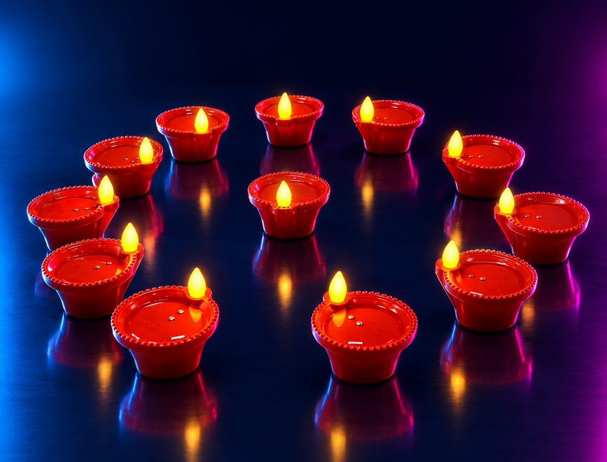 Classic Clay Wax Diya Set | Traditional Decorative Diyas for Diwali, Pooja & Festive Home Décor Dropdash