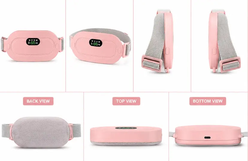 Period Cramp Relief Massager with Heating Pad for Back Pain|Cramp Free- Period Cramp Relief Heater & Massager|Works As Periods Pain Relief|Periods Cramps,Back/Belly Heating Pad 18057