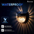 LED Solar Powered Fence Lights(Pack of 4) Dropdash