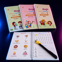 Magic Practice Copybook (4 Book + 10 Refill)