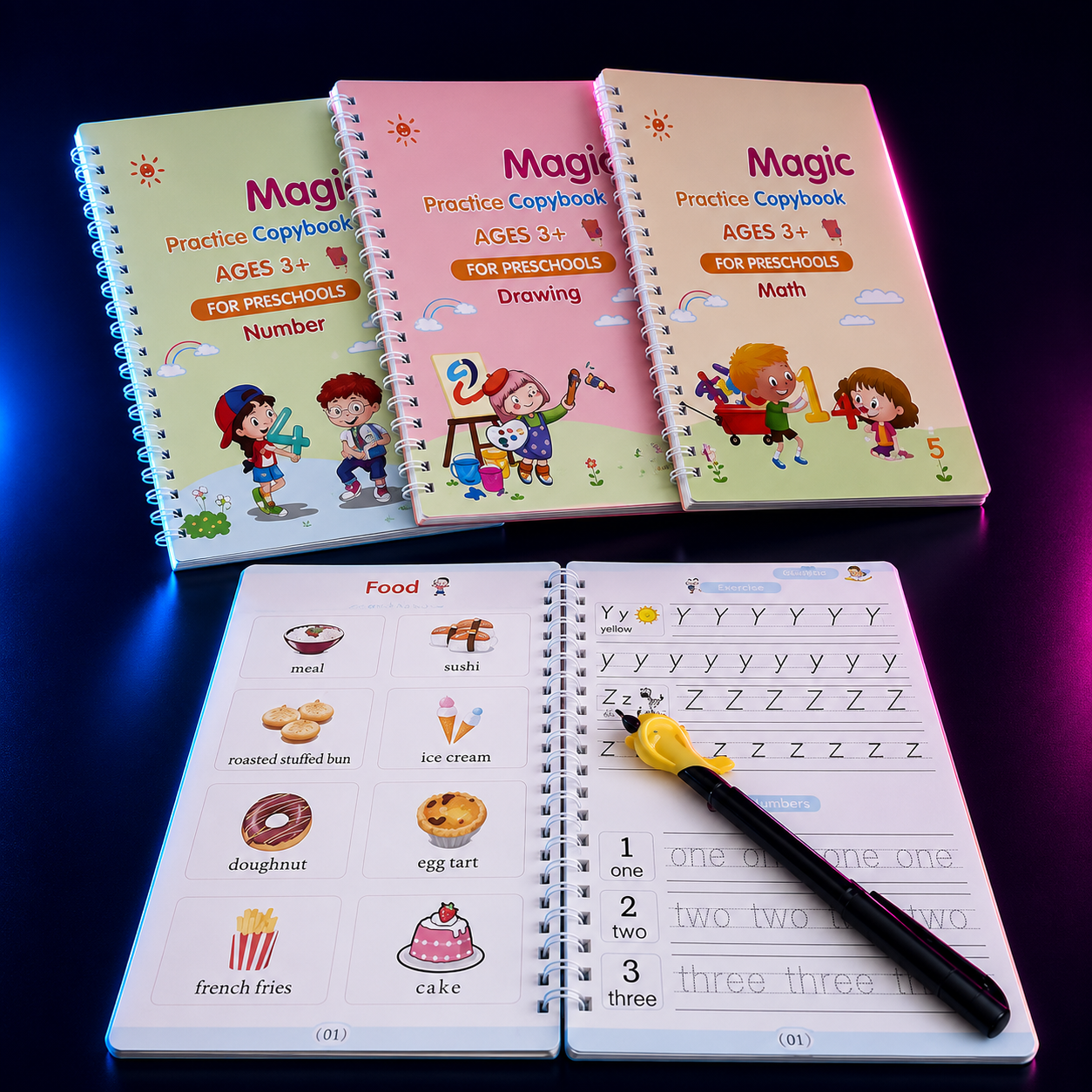 Magic Practice Copybook (4 Book + 10 Refill) (A-127)