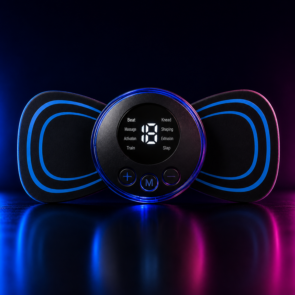 Mini Massager with 8 Modes and 19 Strength Levels,Rechargeable Electric Massager for Shoulder,Arms,Legs,Back Pain for Men and Women