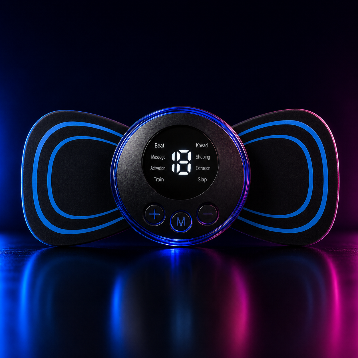 Mini Massager with 8 Modes and 19 Strength Levels,Rechargeable Electric Massager for Shoulder,Arms,Legs,Back Pain for Men and Women