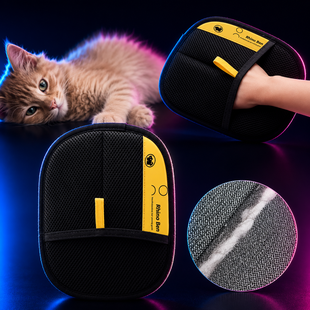 Pet Hair Removal Gloves