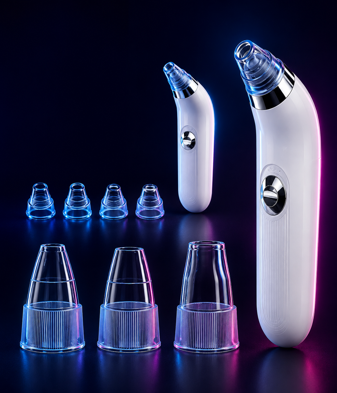 Derma Suction Vacuum Skin Cleanser | 4 in 1 Multi-function Blackhead Remover Tool | Remover Kit Skin Cleaner | Pimple Removal Tool | Ane Removal Tool