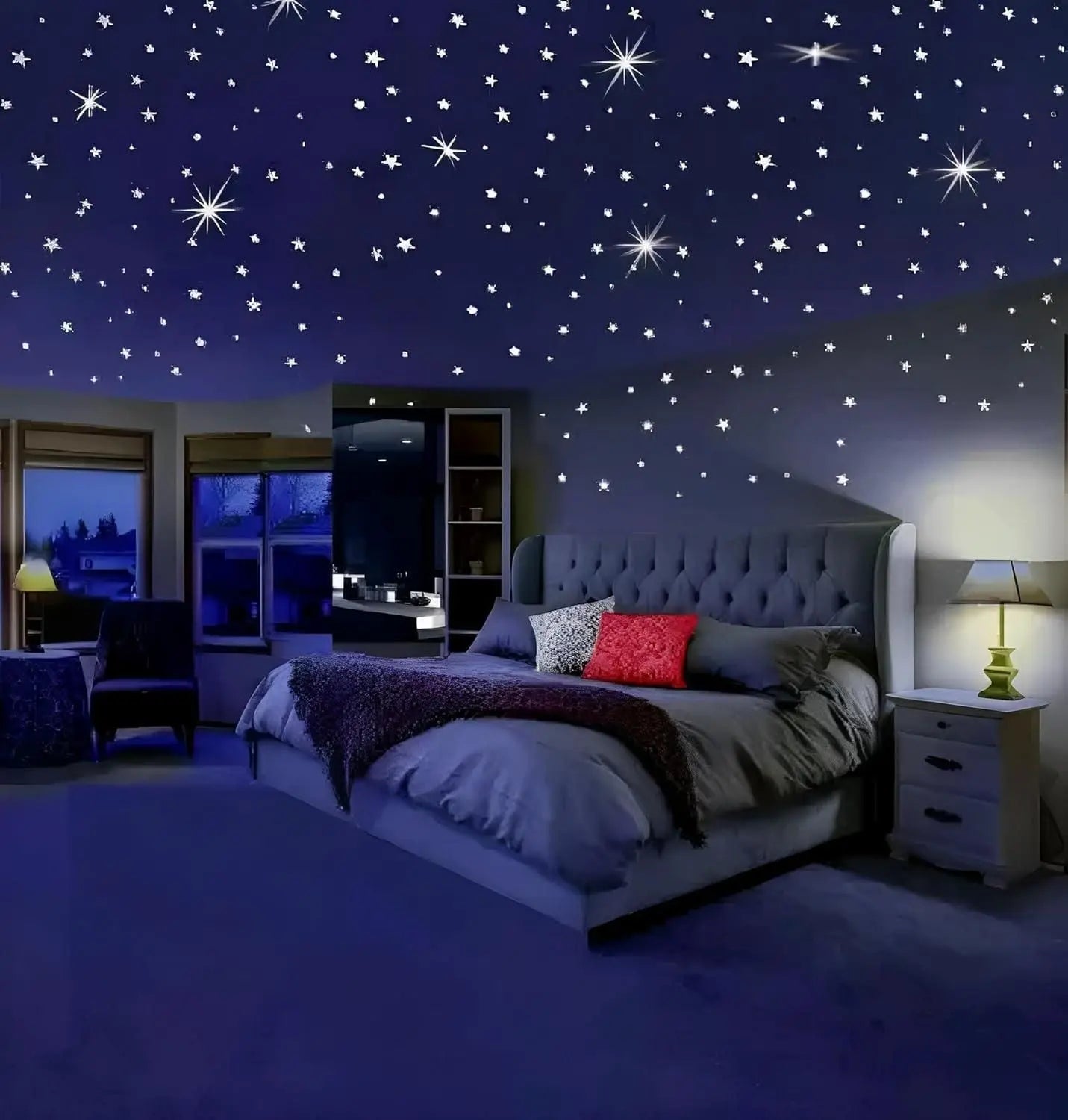 Star Moon Night Light – Celestial LED Projector Lamp for Kids and Relaxing Ambiance gyf29m-i4