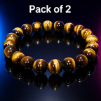 Tiger Eye Yellow Crystal Healing Stone Bracelet 8995