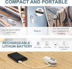 Portable Mini Sealing Machine 2 in 1 USB Rechargeable Magnetic Heat Sealing and Cutting Bag Seale 4485