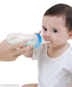 Plastic Feeder Bottle for Baby (Blue, 90 ml) 15929