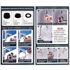2 Mode Splash Filter Kitchen Tap Extended Faucet 19202