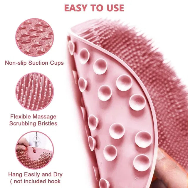 Silicone Multiuse Scrubber for Bath & Foot – Soft Exfoliating Body Scrubber