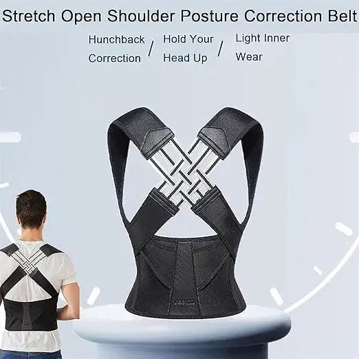 Posture Corrector Back Straight And Shoulder Support Belt Dropdash