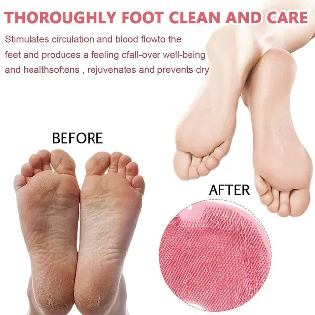 Silicone Multiuse Scrubber for Bath & Foot – Soft Exfoliating Body Scrubber